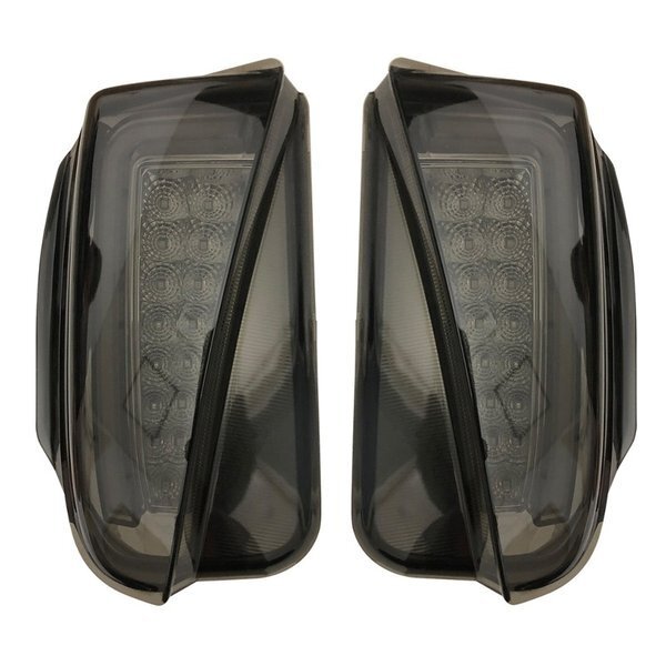 プリウス ZVW30 スモーク レンズ ホワイト ファイバー デイライト 付き 