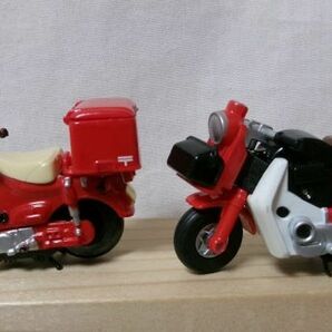 チョロQ チョロバイ ホンダ スーパーカブ 郵便バイク 2種セット 現状品 スーパーカブコレクションの画像2