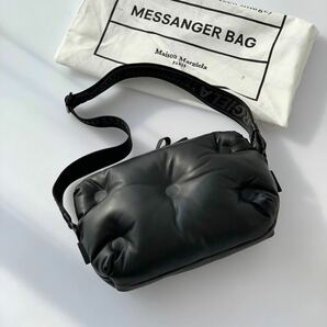 Maison Margiela Glam Slam メゾンマルジェラ グラムスラム ショルダーバッグ’レザー革黒 #344065の画像2