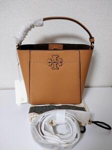 【新品】TORYBURCH マックグロー 2way ショルダーバッグ TIRAMISU(茶系) #344157