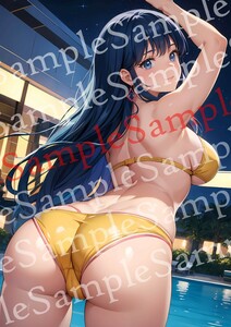 AN-3m ダーティペア ユリ 同人 ポスター A4 オリジナル アニメ anime 高品質 イラストアート セクシー 美少女 グラビア