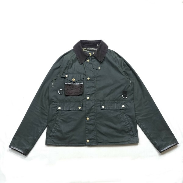 Mint Barbour Standen Spey S バブアー　スタンデン　オイルドジャケット スペイ　フィッシング　セージ