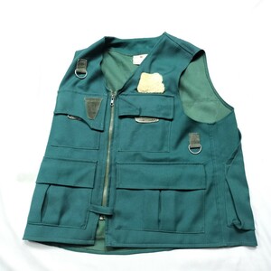 1970s-80s　Bob Church FISHING VEST　英国製　ボブチャーチ　ベスト 釣り　Barbour　spey フィッシング　スペイ