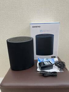 ◎【通電のみ確認済】ONKYO オンキョー スマートスピーカー P3 VC-PX30 Amazon Alexa アマゾン アレクサ dts play-fi対応 ブラック