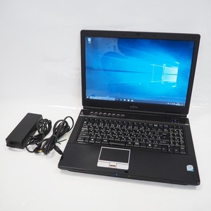 Th530711 富士通 ノートパソコン FMV-BIBLO NF/C70 FMVNFC70B Core 2 Duo メモリ：2GB ブラック FUJITSU 中古 難あり