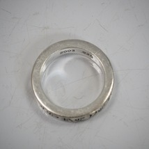 Th431331 クロムハーツ リング・指輪 スペーサー フォーエバー リング 6mm 2003 SV925 約22号 メンズ CHROME HEARTS 中古_画像5