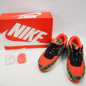 Th417331 ナイキ スニーカー AIR MAX 90 SP Duck Camo エアマックス90 スペシャル CW6024-600 迷彩柄 29cm NIKE 美品・中古