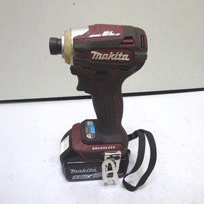 Ft1183011 マキタ インパクトドライバ 18V 充電式 TD172DGXAR オーセンティックレッド makita 中古の画像2