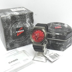 Dz789872 カシオ 腕時計 G-SHOCK ANALOG-DIGITAL 2100 Series GM-2100B-4AER レッド レッド文字盤 メンズ CASIO 未使用の画像1