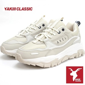 アキクラシック アーバン トラッカー AKC0003 LIGHT BEIGE 24.0cm 新品 未使用 AKIII CLASSIC URBANTRACKER 韓国ファッション 厚底スニーカ