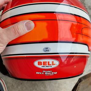 BELL四輪用ヘルメット RS3 PRO STORM RED中古品 の画像3