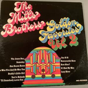 LP(米盤)●ミルス・ブラザーズ MILES BROTHERS／GOLDEN FAVORITES VOL.2●