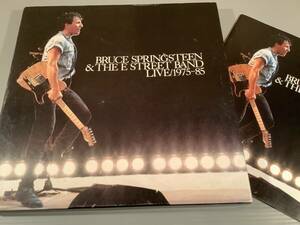 LP-BOX(5枚組ボックス 日本盤)●ブルース・スプリングスティーン & THE STREET BAND／LIVE 1975-85※ブックレット2冊付●良好品！