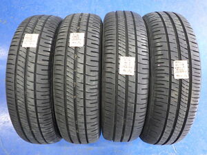 中古タイヤ 4本セット 155/65R13 73S ダンロップ ENASAVE EC204 夏 サマー 155/65/13 エッセ/オッティ　送料無料　2019年製