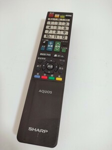 動作品 SHARP (LC-40L5 LC-46L5 LC-52L5 LC-60L5 LC-70X5用)　テレビリモコン　GA957WJSA