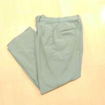 スタイリスト MB さん絶賛♪ タックワイドパンツ（ツータック・丈標準69～71cm） L GREEN UNIQLO ユニクロ 456116 げんじ Genji まとめ_画像6