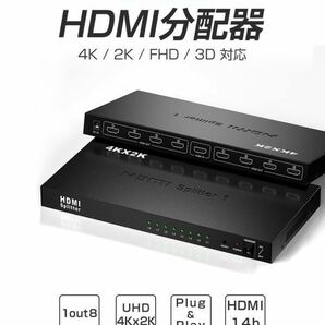 HDMI分配器 1入力8出力「HDMI-1OUT8.A」