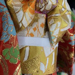 K373 現状品 市松人形 日本人形 着物 レトロ アンティーク 女の子 置物 時代 骨董 在銘 銘あり 伝統工芸品 の画像9