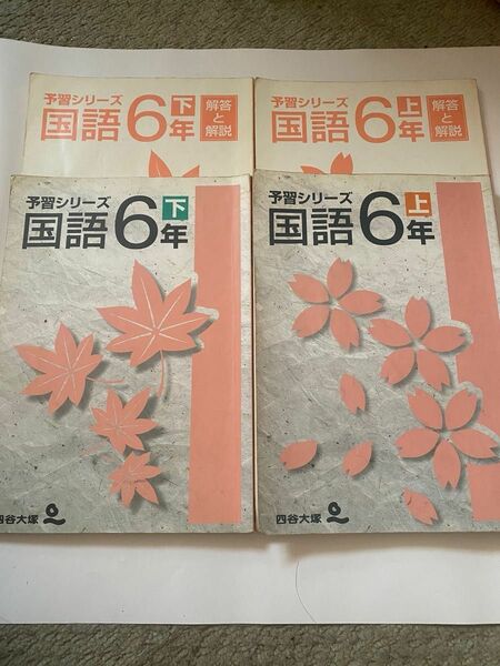 四谷大塚　国語予習シリーズ　6年生　2冊