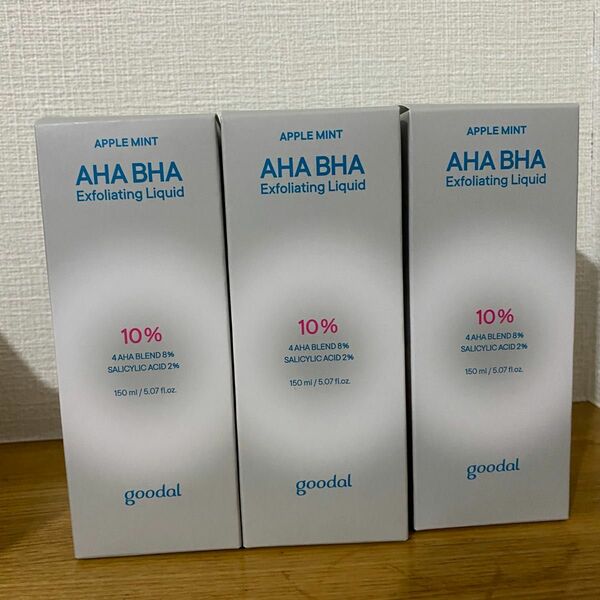 【新品未使用】グーダル goodal アップルミント AHA BHA 10%リキッド 150ml