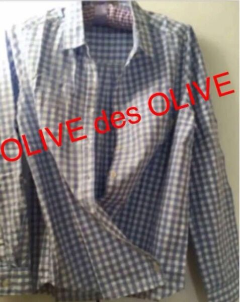 OLIVE des OLIVE 2wayチェックシャツ長袖