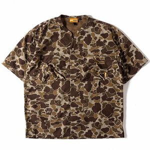 GRIP SWANY SUPPLEX CAMP SHIRT 3.0 GSS-32 グリップスワニー キャンプシャツ ギアショーツ DUCK CAMO サイズL 新品 