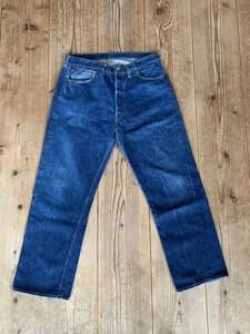 Levi*s/LEVIS/ Levi's original 501xx 1953~55 year Vintage jeans Denim pants leather patch W35