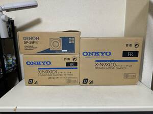 未使用品 ONKYO オンキョー X-N9X(D) DP-29F スピーカーシステム部 センターユニット部 3個セット オーディオ機器