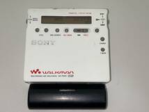 SONY ソニー MD WALKMAN ウォークマン MZ-R900 ホワイト ポータブルMDレコーダー MDLP対応 ★再生・録音OK★動作品_画像2