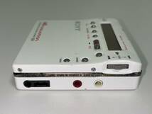 SONY ソニー MD WALKMAN ウォークマン MZ-R900 ホワイト ポータブルMDレコーダー MDLP対応 ★再生・録音OK★動作品_画像5