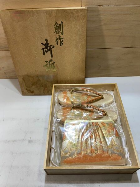 【女性和装】和装小物 草履 ぞうり 創作 未使用 保管品 B