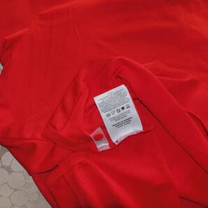 新品同様 ナイキゴルフ アメリカ オハイオ州 OHIO State チームシャツ 半袖シャツ 綺麗な赤 赤い ゴルフシャツ ポロシャツ L LLの画像5