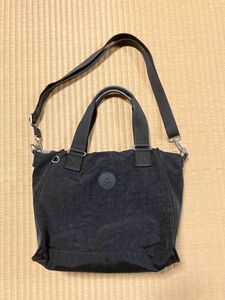 Kipling Amiel 2way ショルダーバッグ ブラック