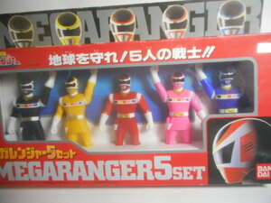 Mega Ranger мягкая виниловая кукла 5 коробок