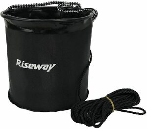 RISEWY(ライズウェイ) EV反転水汲みバケツ 丸型 15cm ブラック UEV-011