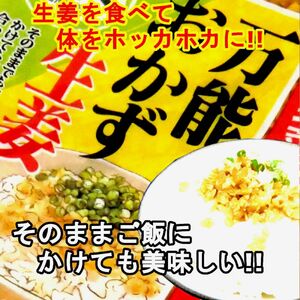 【万能おかず生姜】 130g×3袋 パパッと混ぜて簡単便利 きざみ生姜の醤油漬け ご飯のお供 色んな料理の薬味に 宮崎県産生姜使用