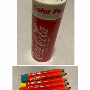 コカコーラ　Coca-Cola ミニ色鉛筆　color pencils 昭和レトロ　レトロポップ