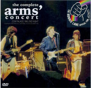 Eric Clapton, Jeff Beck, Jimmy Page / Arms’ Concert 1983. 1xDVD