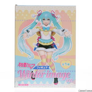 [ б/у ][FIG] Hatsune Miku Winter image Ver. фигурка герой * Vocal * серии 01 Hatsune Miku приз (451195200) тугой -(617274