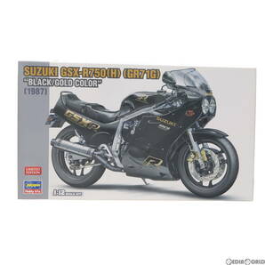 【中古】[PTM]1/12 スズキ GSX-R750 H GR71G(ブラック×ゴールドカラー) プラモデル(21749) ハセガワ(63040099)の画像1