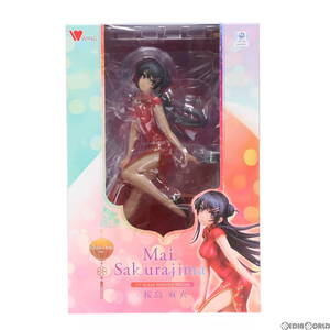 【中古】[FIG]桜島麻衣(さくらじままい) チャイナドレスver. 青春ブタ野郎はバニーガール先輩の夢を見ない 1/7 完成品 フィギュア GOODSMIL