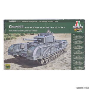 [ used ][PTM]1/56 WW.II England land army Churchill Mk.III/IV/AVRE/NA75 plastic model (IT15760) ITALERI(ita rely )(63041596)