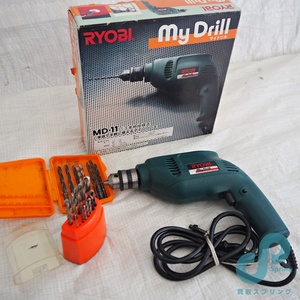 動作品 RYOBI リョービ 電動ドリル MD-11 セット