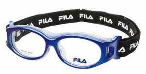 【未使用・保管品】FILA 子供用スポーツアイガード/スポーツゴーグル SF4806J メタリックブルー 度付対応