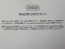 Apple　iPad　第10世代　Wi-Fiモデル　MPQ83J/A　10.9インチ　256GB　シルバー　極美品　　アイパッド　_画像9