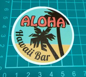 防水ステッカー ALOHA アロハ ハワイ HAWAII【A01】 