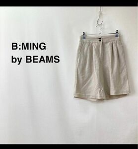 B:MING by BEAMS ビーミングバイビームス ツータックハーフパンツ