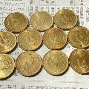 イギリス領香港 10セント 1980年 まとめて11枚セット 特年 未流通 希少 レアコイン 古銭 アジア 中国 外国コイン 海外 銅幣の画像4
