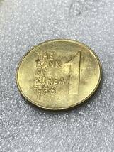 韓国　旧1ウォン黄銅貨　1966年　未使用　特年　初年号　状態希少　レアコイン　古銭　アジア　外国コイン　海外　旧貨幣_画像3