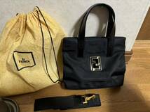 FENDI(フェンディ) 黒 ショルダーバッグ ハンドバッグ 2way 美品 _画像1